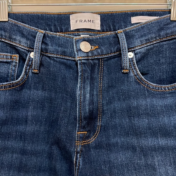 Frame L’Homme Slim Mens Jeans in Placid, Size 34 - Refurbished - Picture 6 of 14
